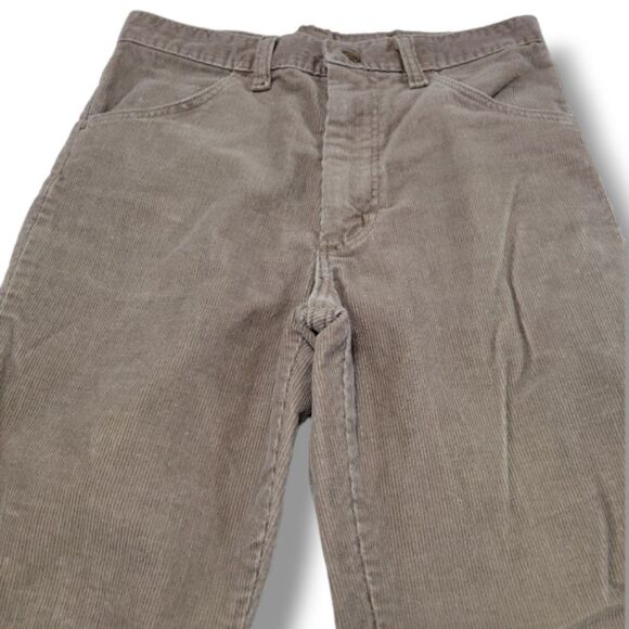 Vintage Wrangler Pants Size 12 W26"xL27" Corduroy Pants Boot Cut Pants Mid Rise - Picture 4 of 7